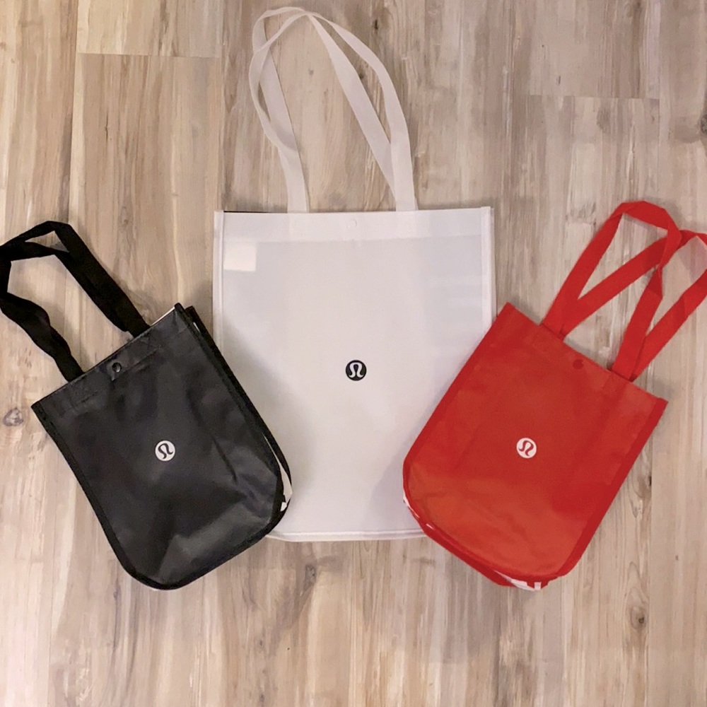 ❤️ Three Brand New Lululemon Tote Bags